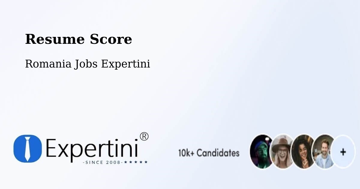 Resume Score & Job Description Match Tool – Amara - Romania Jobs Expertini