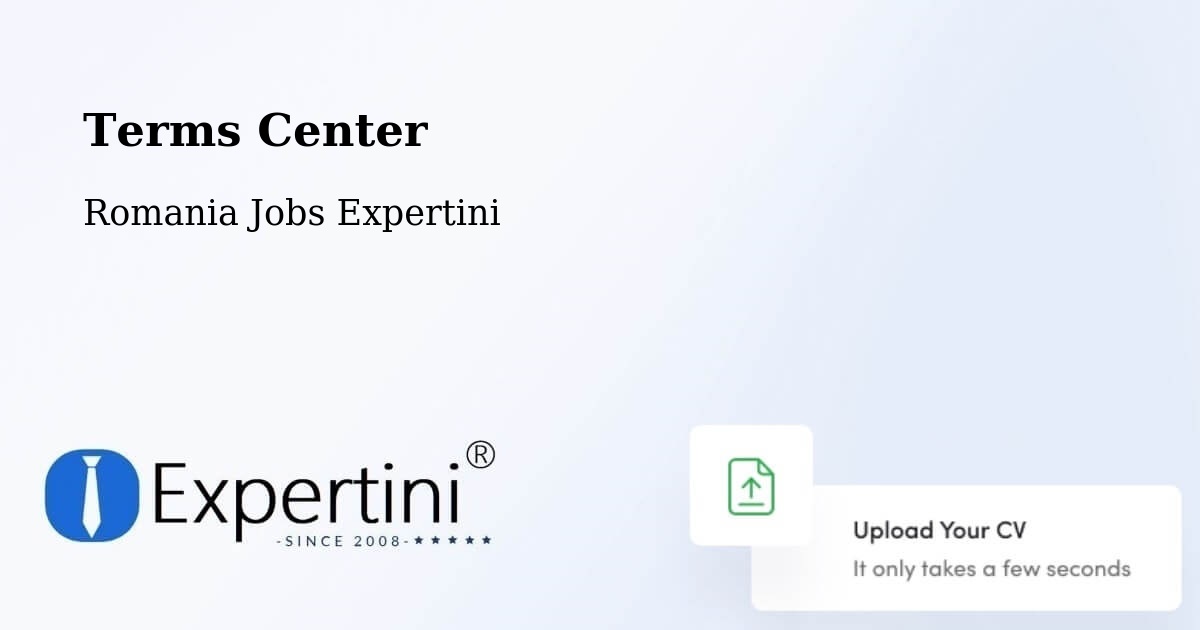 Terms of Service – Amara - Romania Jobs Expertini